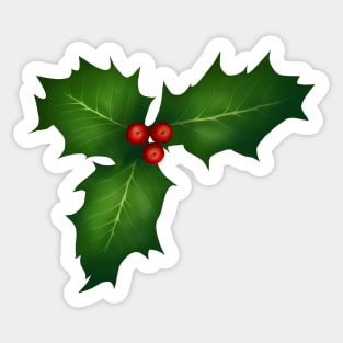 Holly Sticker